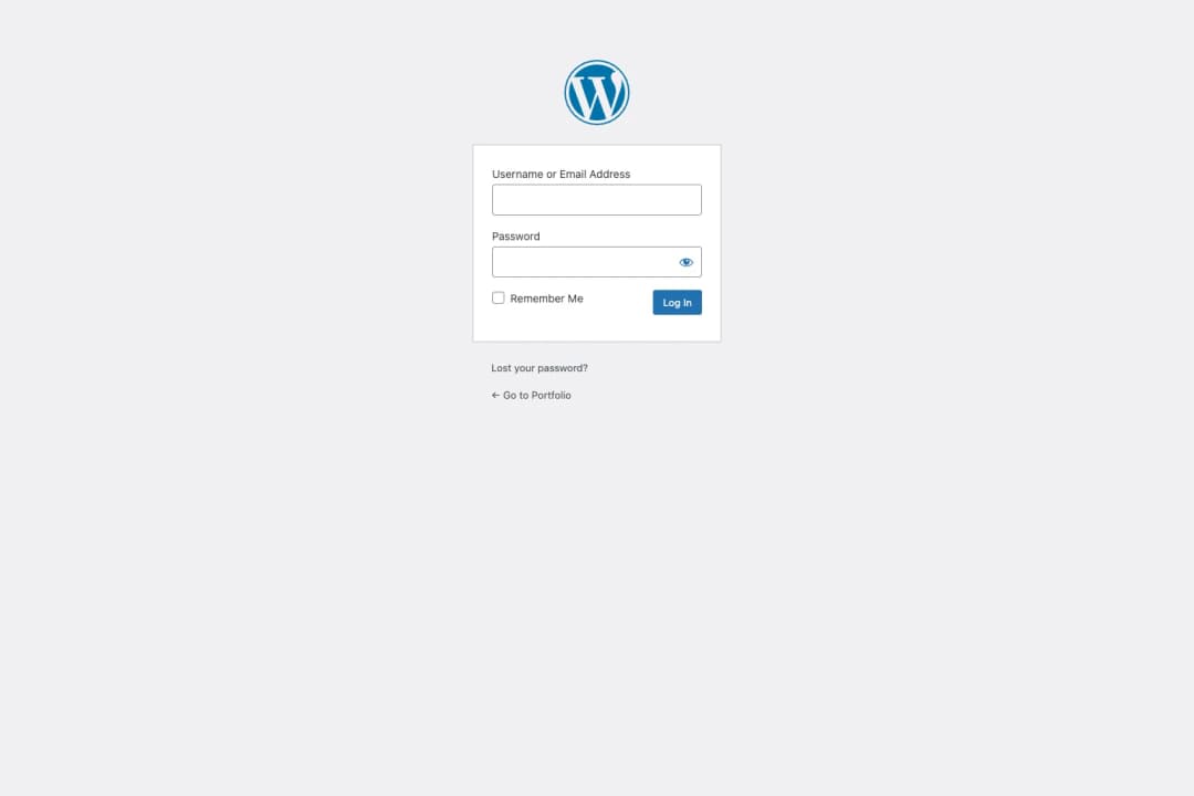 Screenshot of the Photography Portfolio API website